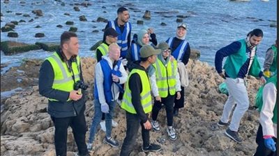 حملة لتنظيف جزيرة ميامي بالإسكندرية ضمن جهود الدولة لحماية البيئة البحرية