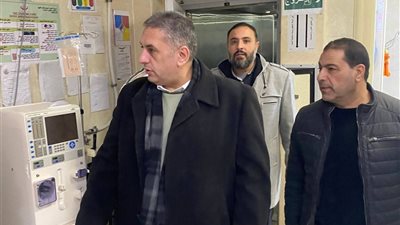 وكيل وزارة الصحة بكفر الشيخ يتفقد وحدة الكُلى بسنديون
