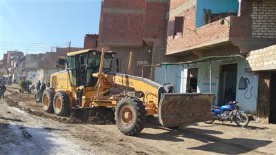 تمهيد الطرق وصيانة الإنارة ومتابعة ملفات التصالح والتقنين ببني سويف