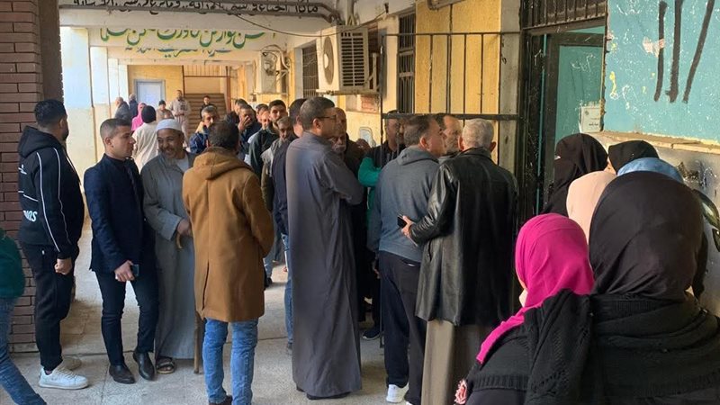 توافد الناخبين