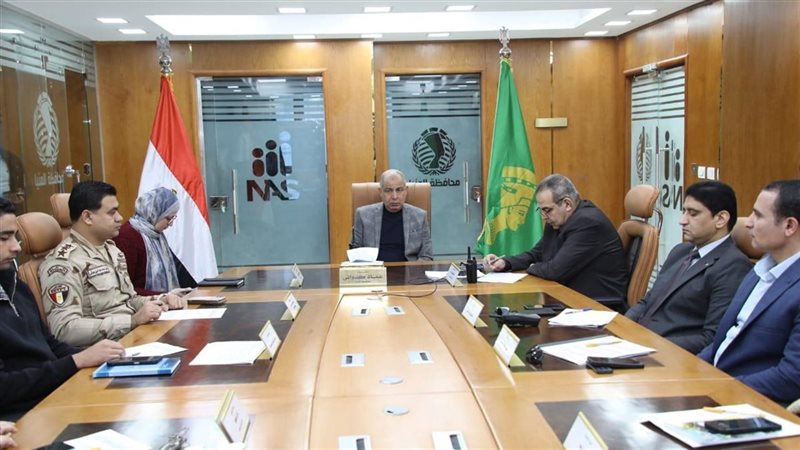 محافظ المنيا يتابع