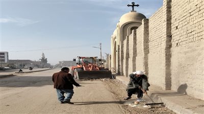 المرور على الكنائس لمتابعة النظافة ورفع الإشغالات ورفع كفاءة الإنارة ببني سويف