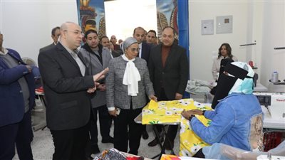 افتتاح مركز ميدوم لتنمية المهارات اليدوية والتراثية ببني سويف 