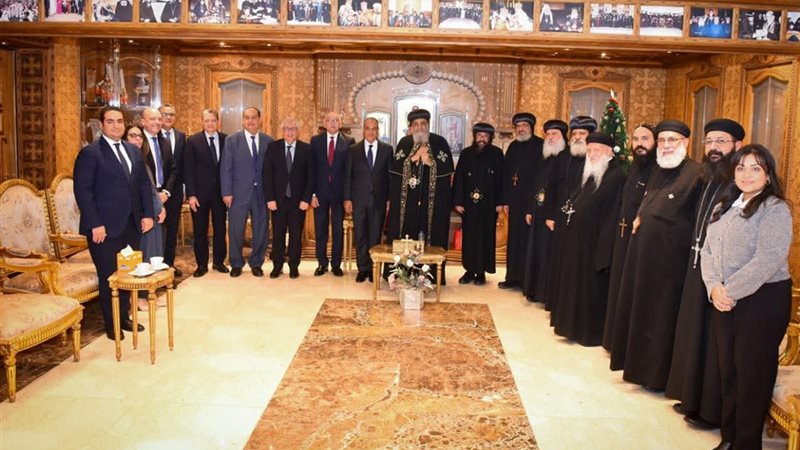 لقاء البابا ووزير