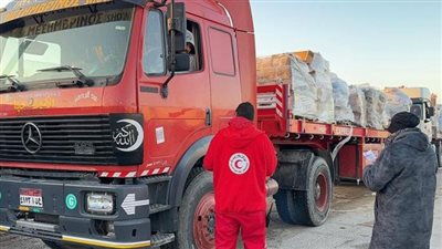 الهلال الأحمر: قافلة زاد العزة الـ111 تتضمن أكثر من 6160 طنًا من المساعدات 