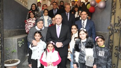 محافظ بني سويف في دار أيتام صديقات الكتاب المُقدّس مشاركة الأطفال عيد الميلاد 