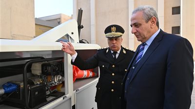 محافظ الغربية يتفقد ونش إغاثة مرورية متكامل للتدخل السريع