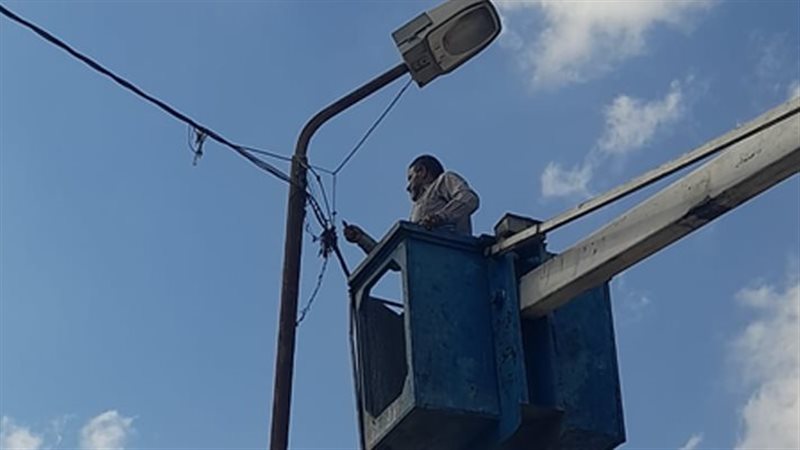 أعمال رفع كفاءة الإضاءة