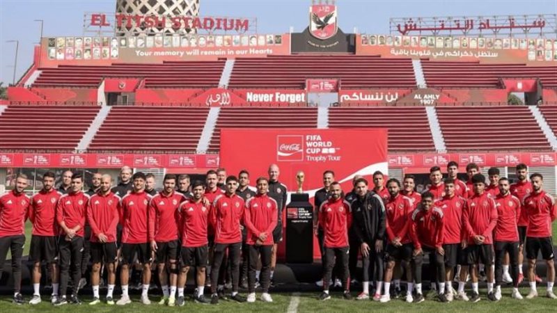 لاعبو الأهلي.. ارشيفية