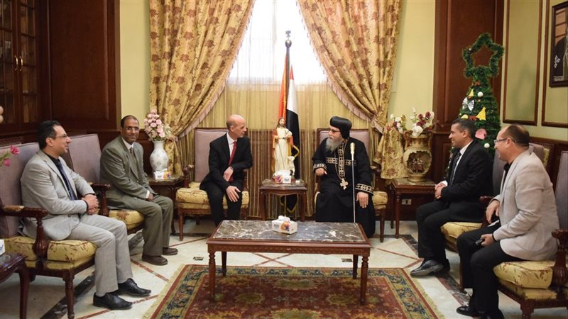 وفد جامعة بنى سويف