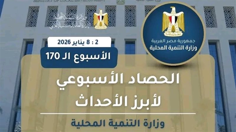 الحصاد الأسبوعي لأحداث