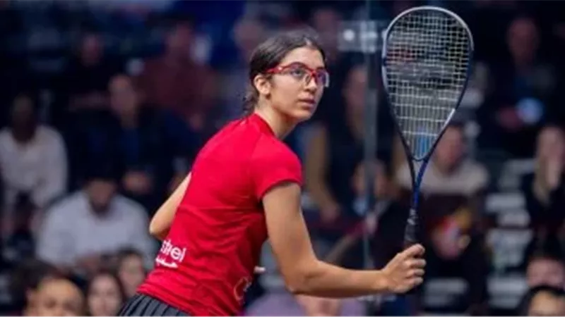 لاعبة الإسكواش