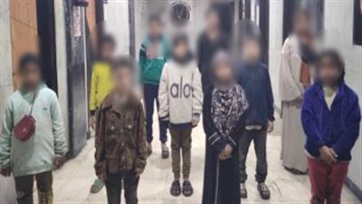   ضبط 13 متهمًا يستغلون الأحداث في أعمال التسول 