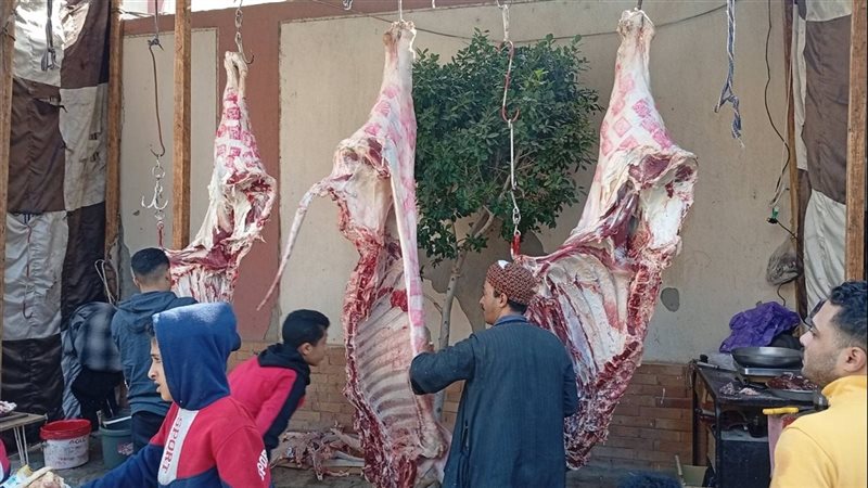 منفذ اللحوم بمركز