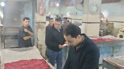 ضبط سلع غذائية مجهولة المصدر بكفرالشيخ