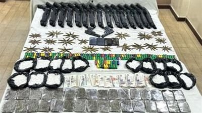 ضبط عناصر بؤر إجرامية من جالبي ومتجري المخدرات والأسلحة النارية