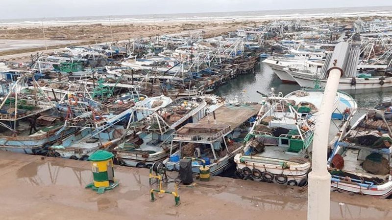 إغلاق ميناء البرلس