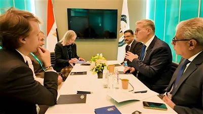 المهندس كريم بدوي يلتقي الرئيس التنفيذي للمجلس الدولي للتعدين والمعادن 