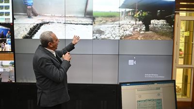 محافظ الغربية يتابع من مركز الطوارئ تنفيذ الموجة الـ28لإزالة التعديات