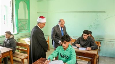 جولة تفقدية لمتابعة امتحانات الشهادة الإعدادية الأزهرية بكفرالشيخ