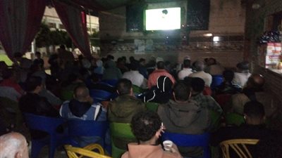 الأسايطة يتوافدون على مراكز الشباب والمقاهى لتشجيع المنتخب في بطولة كأس الأمم