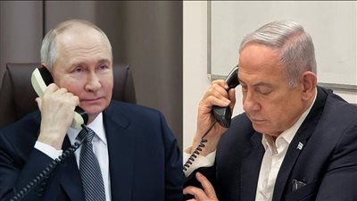 بوتين يبحث مع نتنياهو الوضع في الشرق الأوسط وإيران