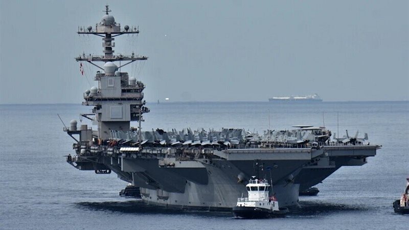 حاملة الطائرات الأمريكية