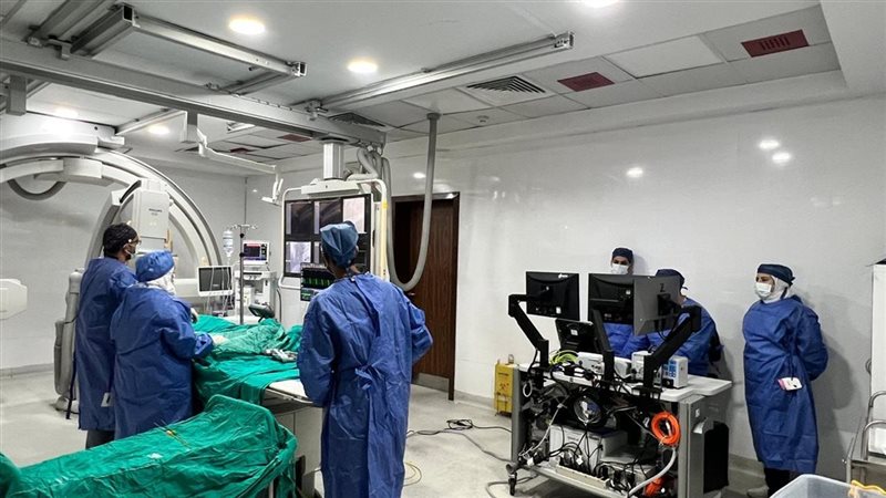 خلال الإجراء الطبي