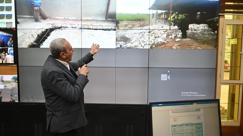 محافظ الغربية خلال