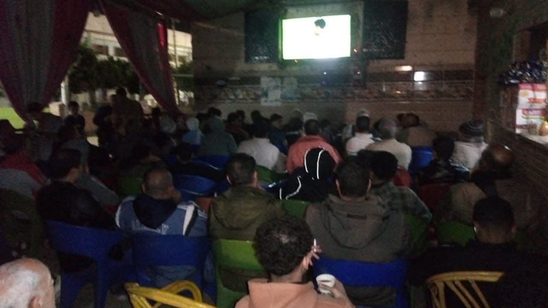 توافد المشجعين 