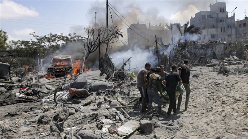 جانب من الأحداث في