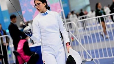 فرح محفوظ تحقق فضية كأس العالم لسيف المبارزة للناشئات بالبحرين