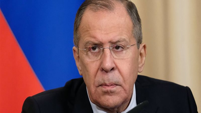  وزير الخارجية الروسي