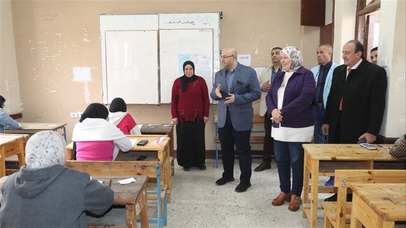 محافظ بنى سويف يتفقد