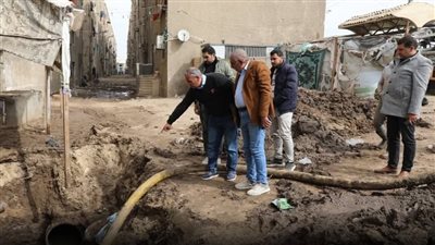 إصلاح خط طرد 600 مم upvc محطة رفع صرف صحي ماقوسة بالمنيا