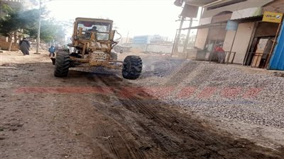 بالمشاركة المجتمعية.. رفع كفاءة الطرق بسيدي سالم