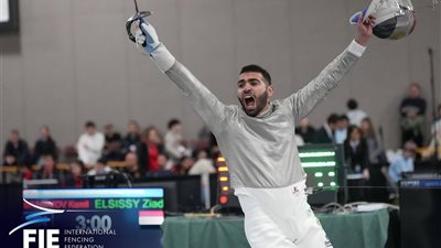 زياد السيسي يقتنص برونزية كأس العالم لسلاح السيف بالولايات المتحدة الأمريكية