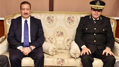 محافظ المنوفية ورئيس الجامعة يقدمان التهنئة لمدير الأمن بمناسبة عيد الشرطة 