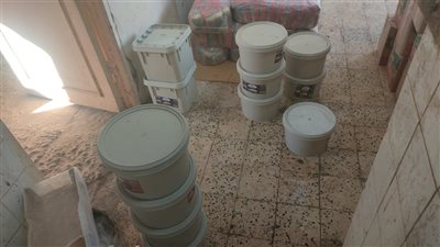 تموين برج العرب تضبط ما يقارب من نصف طن أنواع مختلفة من الجبن مجهول المصدر