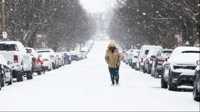 عاصفة ثلجية