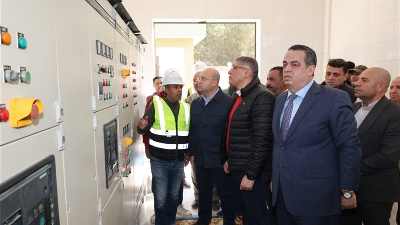 محافظ الجيزة في محطة