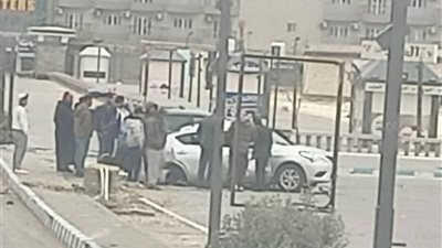 حادث مروع على كورنيش مطروح دون إصابات