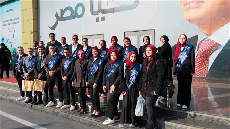 وفد جامعة بنى سويف