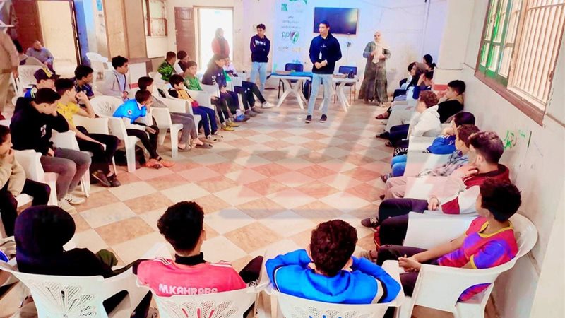 شباب كفرالشيخ  خلال