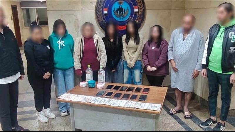 ضبط شخص يدير ناديا