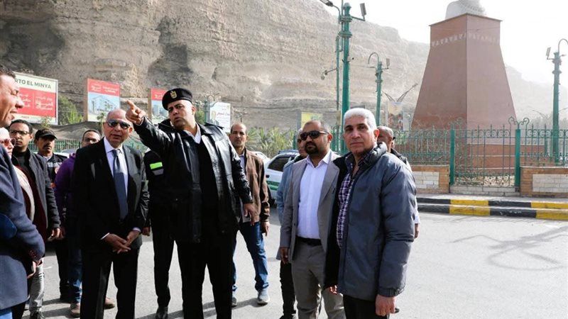 محافظ المنيا يتابع