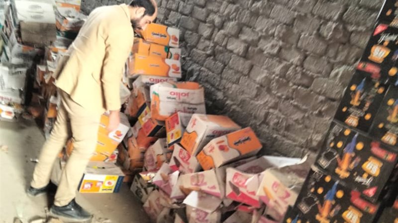 جانب من المضبوطات