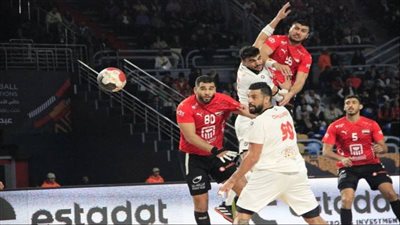 منتخب اليد يتفوق على تونس في الشوط الأول بنهائي البطولة الأفريقية