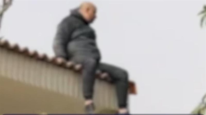 المتهم أثناء محاولة