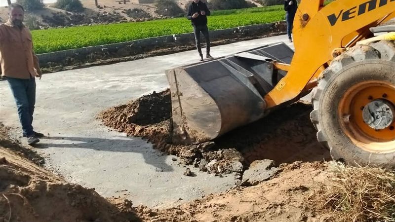 جانب من حملة إزالة